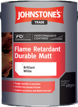 Johnstones Trade Flame Retardant Durable Matt (Acrylic Matt)
