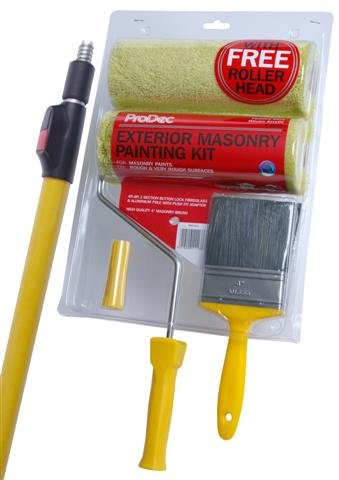 ProDec Exterior Masonry Painting Kit with Extension Pole