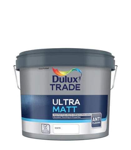 Dulux Trade Ultra Matt - 10L Ultra White