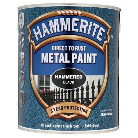 Hammerite Direct to Rust Metal Paint - Hammered Finish