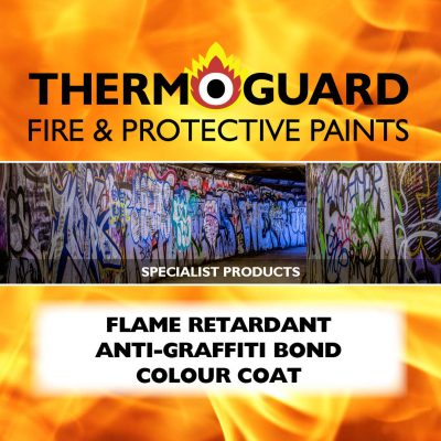 Thermoguard Flame Retardant Anti Graffiti Bond & Colour Coating for Walls and Ceilings