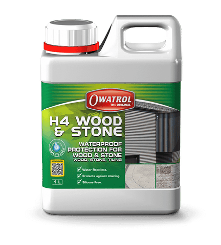 Owatrol H4 Wood & Stone Colourless waterproof protection for softwood and hardwood