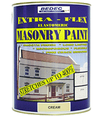 Bedec Extra-Flex Masonry paint - 5Lts