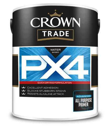 Crown Trade PX4 Waterbased All Purpose Primer