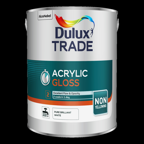 Dulux Trade Acrylic Gloss Pure Brilliant White