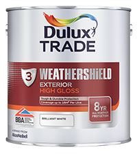 Dulux Trade Weathershield Exterior High Gloss