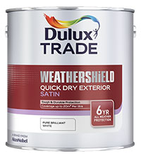 Dulux Trade Weathershield Quick Dry Satin
