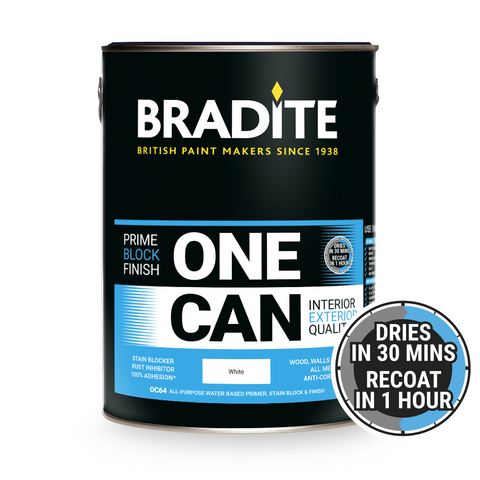 Bradite One Can OC63 OC64 Prime Block and Finish