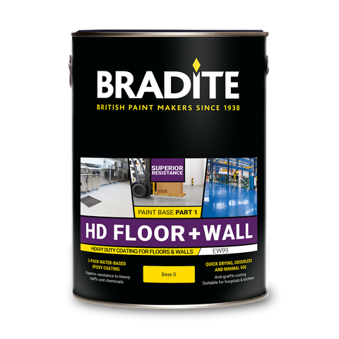 Bradite HD Floor and Wall EW99 2 pack W-B Coating - 5Lts