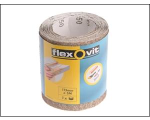 Flexovit General Purpose Sanding Roll 115mm x 10m