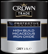 Crown Trade Protective Coatings High Build Micaceous Iron Oxide - 2.5L