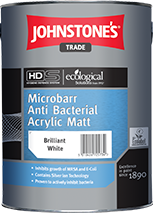 Johnstones Trade Microbarr Anti Bacterial Acrylic Matt