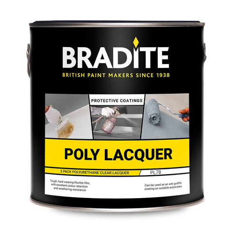 Bradite Poly Lacquer PL78 2 pack Lacquer