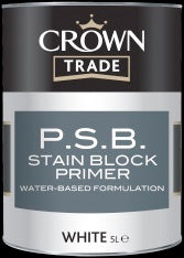 Crown Trade PSB Stain Block Primer - White