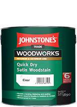 Johnstones Trade Quick Dry Satin Woodstain