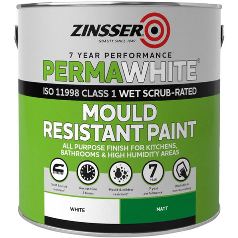 Zinsser Perma-White Interior Matt and Satin Paint